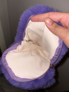 Purple Bunny Plush Crossbody Bag