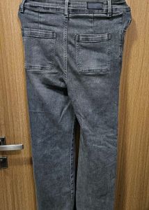 Gray Denim Jeans