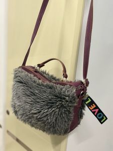 Fuzzy Crossbody Bag