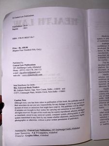 Health Law - Dr. Is*ita Chatterjee