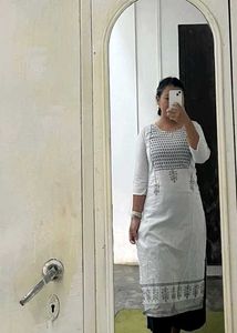 Elegant White Kurta