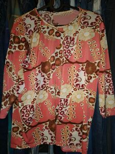 Floral Long Sleeve Top Large size 36- 38 inches