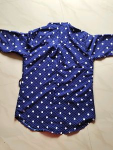 Blue And White Dot Jacket