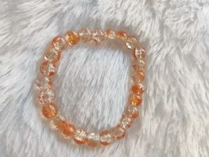 ORANGE CRYSTAL BRACELET