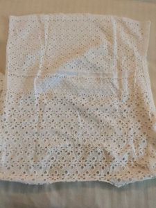 White Eyelet Top