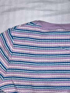 Lavender Ribbed Top