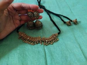 Golden Jhumka Earrings all the product in a combo