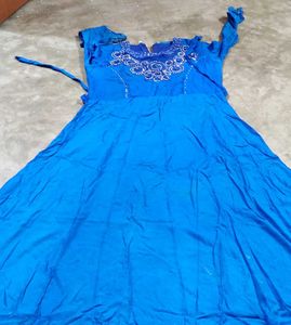 Blue Dress Material