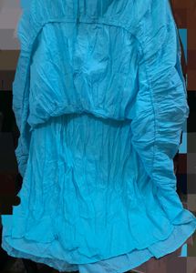 Blue Tiered Skirt