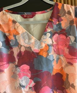 Multi Floral Print Dress