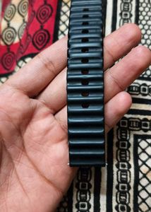 Black Rubber Watch Band