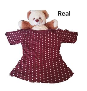 Polka Dot V-Neck Top