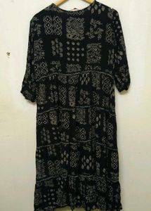New Women Printed A-Line Dress