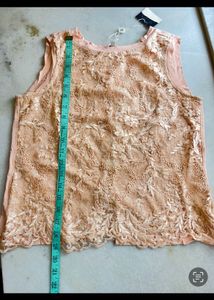 Beautiful Peach Lace top