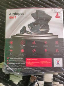 Boat GM 8 Airdopes Earbuds 🎧 | Like New Condition
