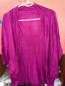 Pack Of Two Red And Purple shrugs XL