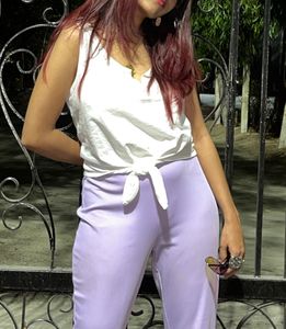 HM Purple Flared Pants