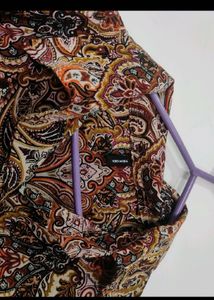 Patterned Brown Top