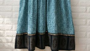 Ethnic Blue Printed Kurta