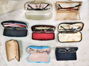 Set Of 7, Eyeglasses with Cases