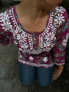 Embroidered Top