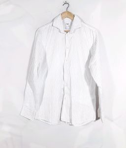 Zara White Stripe Shirt (Men's)