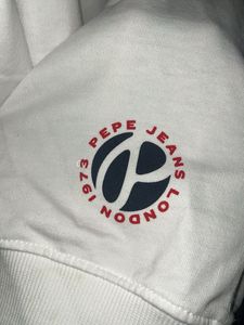 Pepe Jeans White Long Sleeve Top