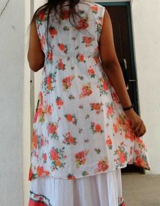 Floral Print Dress with Shrug
