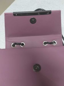 Chic Mauve Chain Pouch