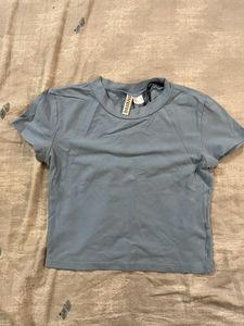 Baby Blue H&M Crop Top