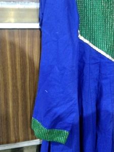 Blue &amp; Green Embellished Kurti