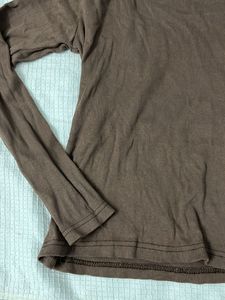 Brown Full Sleeve Top