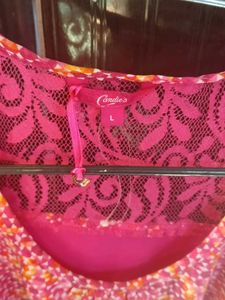 Pink Floral Tank Top