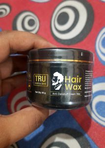Brand New - Tru Hair &amp; Skin Hair Wax Anti-dandruff Cream Wax For Men