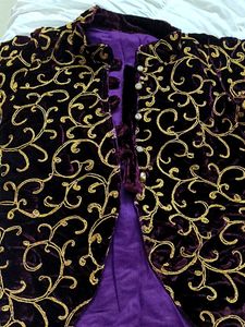 Elegant Velvet Jacket with extra margin