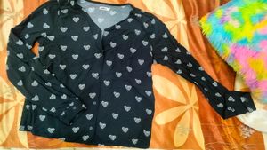 Attractive Black Korean Shirt