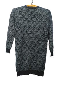 Kenzo Tiger Print Long Sweater Size M