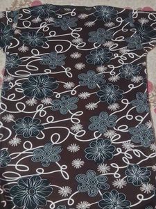 Floral Print Tunic Top