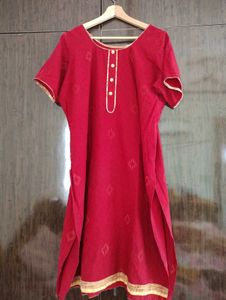 Kurta Salwar Dupatta Suit Set For Women, 46inch