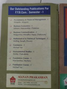 FYBCOM BUSINESS ECONOMICS PART 1 PART2