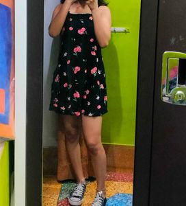 Floral Print Mini Dress