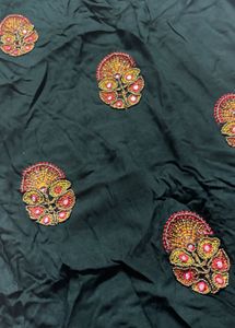 Embroidered Green Kurta