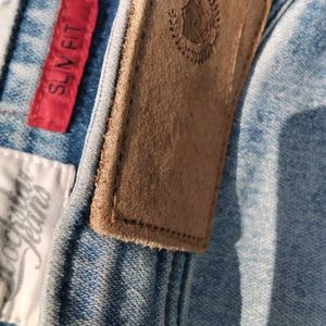 Blue Acid Wash Jeans