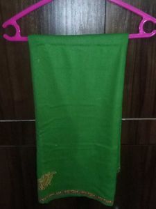 Green Shawl with Border