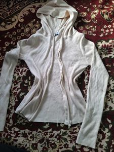 Ribbed Hoodie Jacket