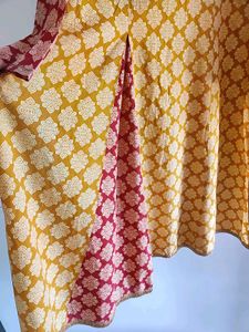 Dual Shade Kurta 🧡❤️