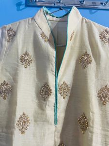 Kurta-Skirt With Banarasi Dupatta Set