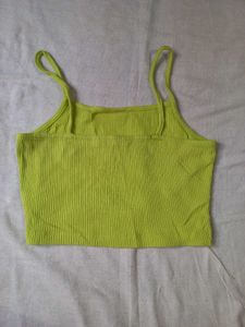 Green Crop Top