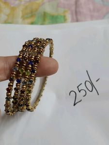 Metal With Multicolour Diamond