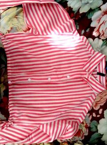 Pink Crop Top Shirt